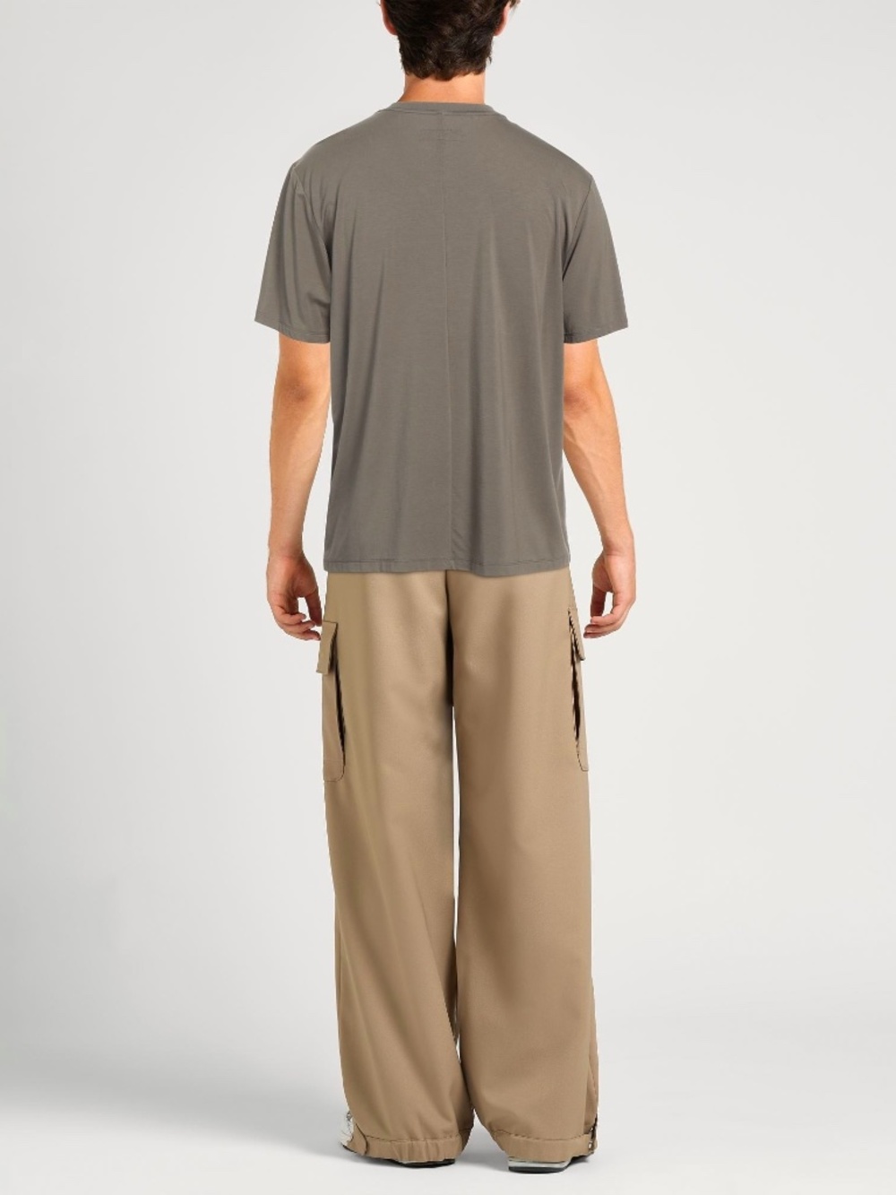 rag & bone Classic Tech Jersey T-Shirt  - Dark Brown XL